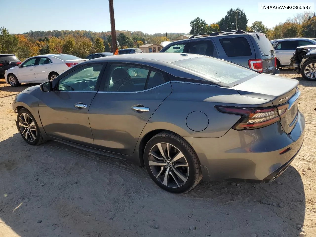 2019 Nissan Maxima S VIN: 1N4AA6AV6KC360637 Lot: 77796064