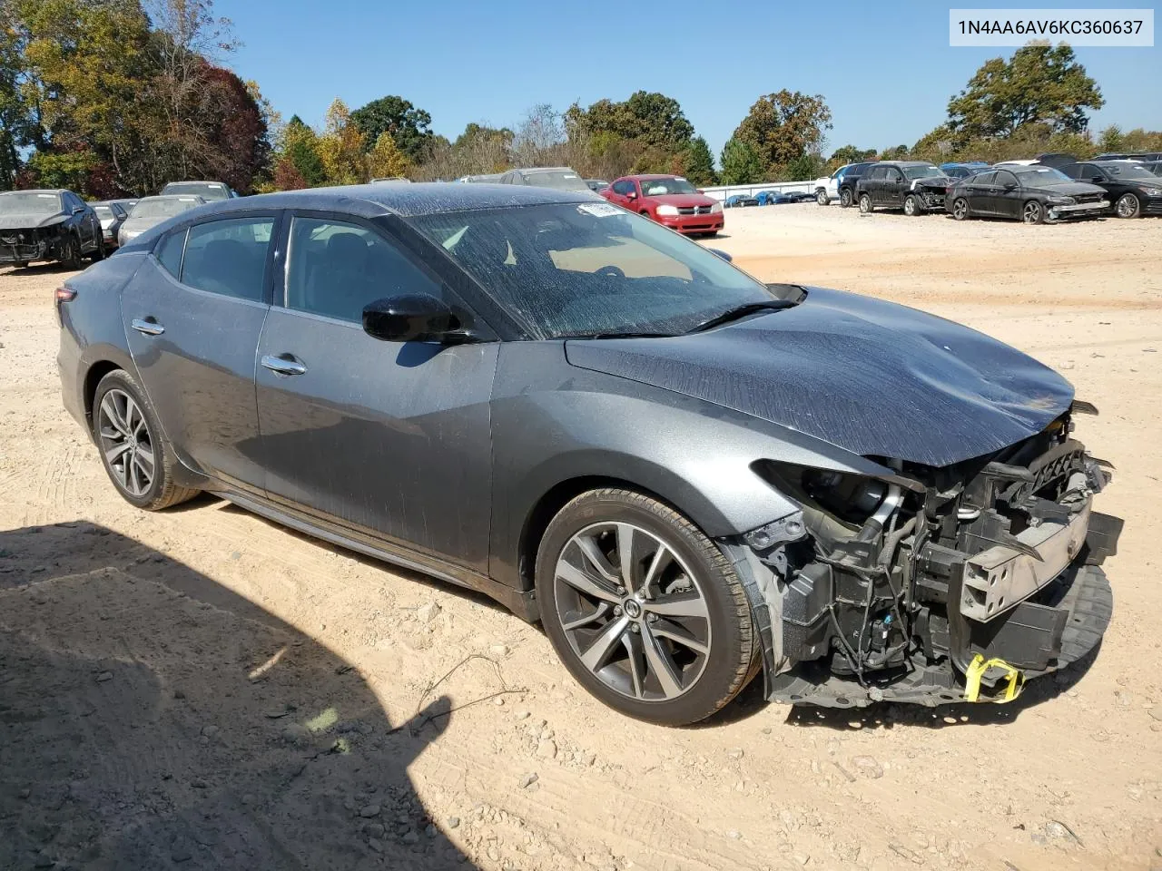 2019 Nissan Maxima S VIN: 1N4AA6AV6KC360637 Lot: 77796064