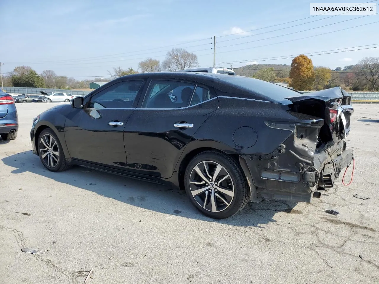 2019 Nissan Maxima S VIN: 1N4AA6AV0KC362612 Lot: 78208884