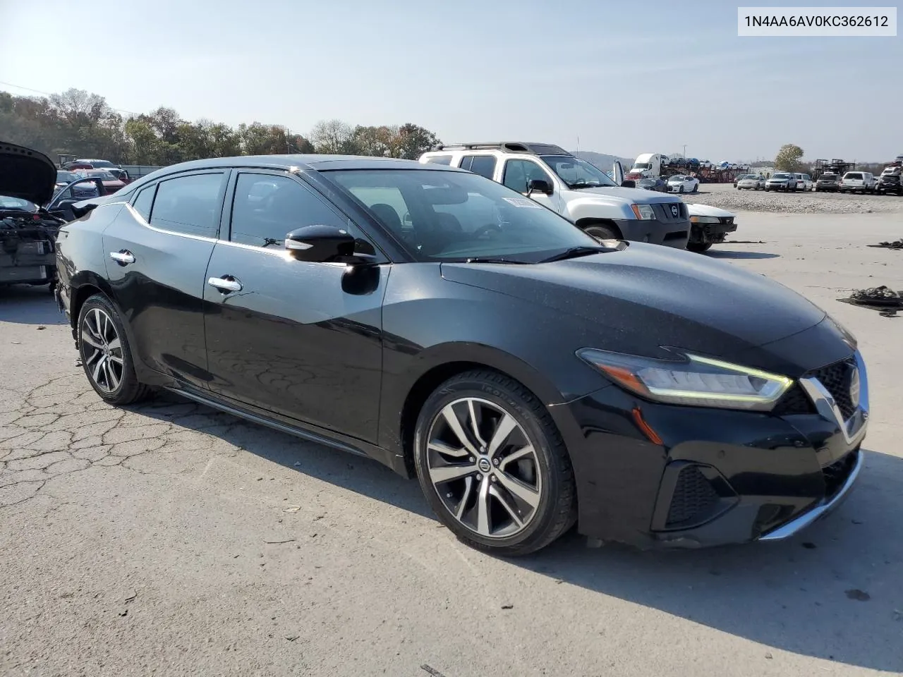 2019 Nissan Maxima S VIN: 1N4AA6AV0KC362612 Lot: 78208884