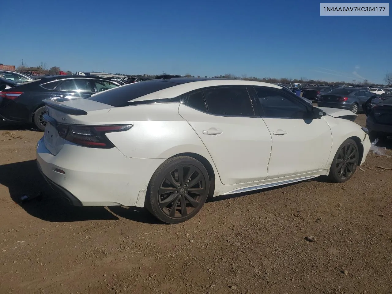 2019 Nissan Maxima S VIN: 1N4AA6AV7KC364177 Lot: 78517624