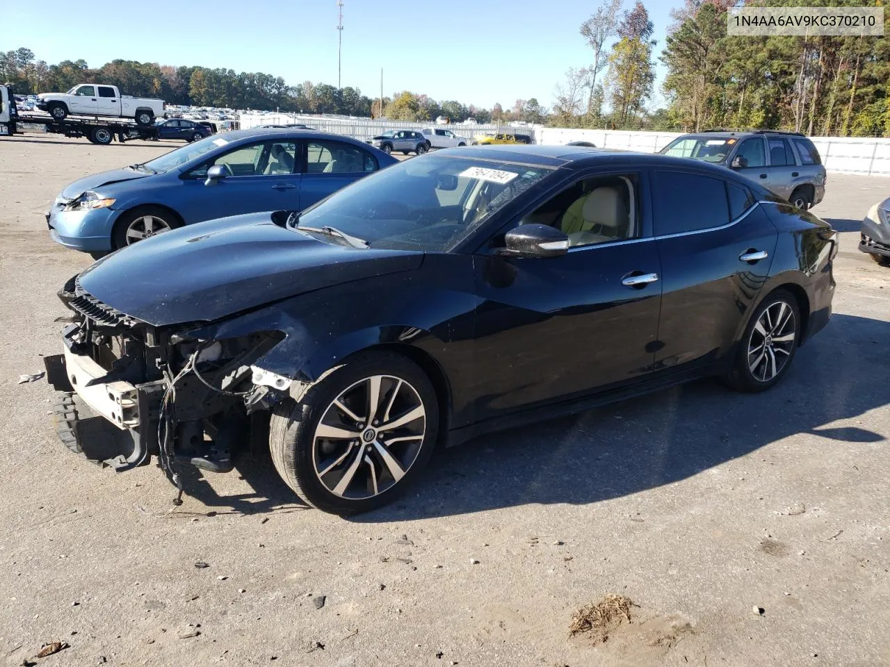 2019 Nissan Maxima S VIN: 1N4AA6AV9KC370210 Lot: 79647094