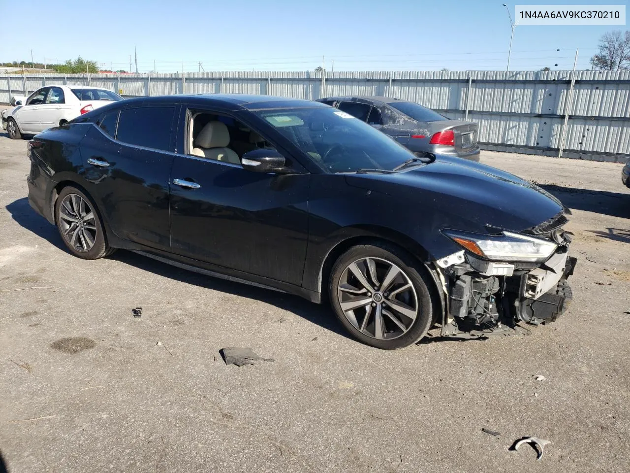 2019 Nissan Maxima S VIN: 1N4AA6AV9KC370210 Lot: 79647094