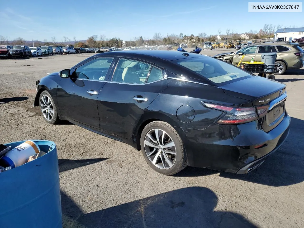 2019 Nissan Maxima S VIN: 1N4AA6AV8KC367847 Lot: 80201984