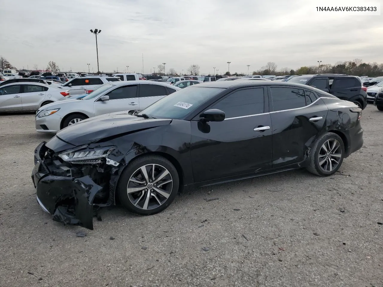 2019 Nissan Maxima S VIN: 1N4AA6AV6KC383433 Lot: 80494174