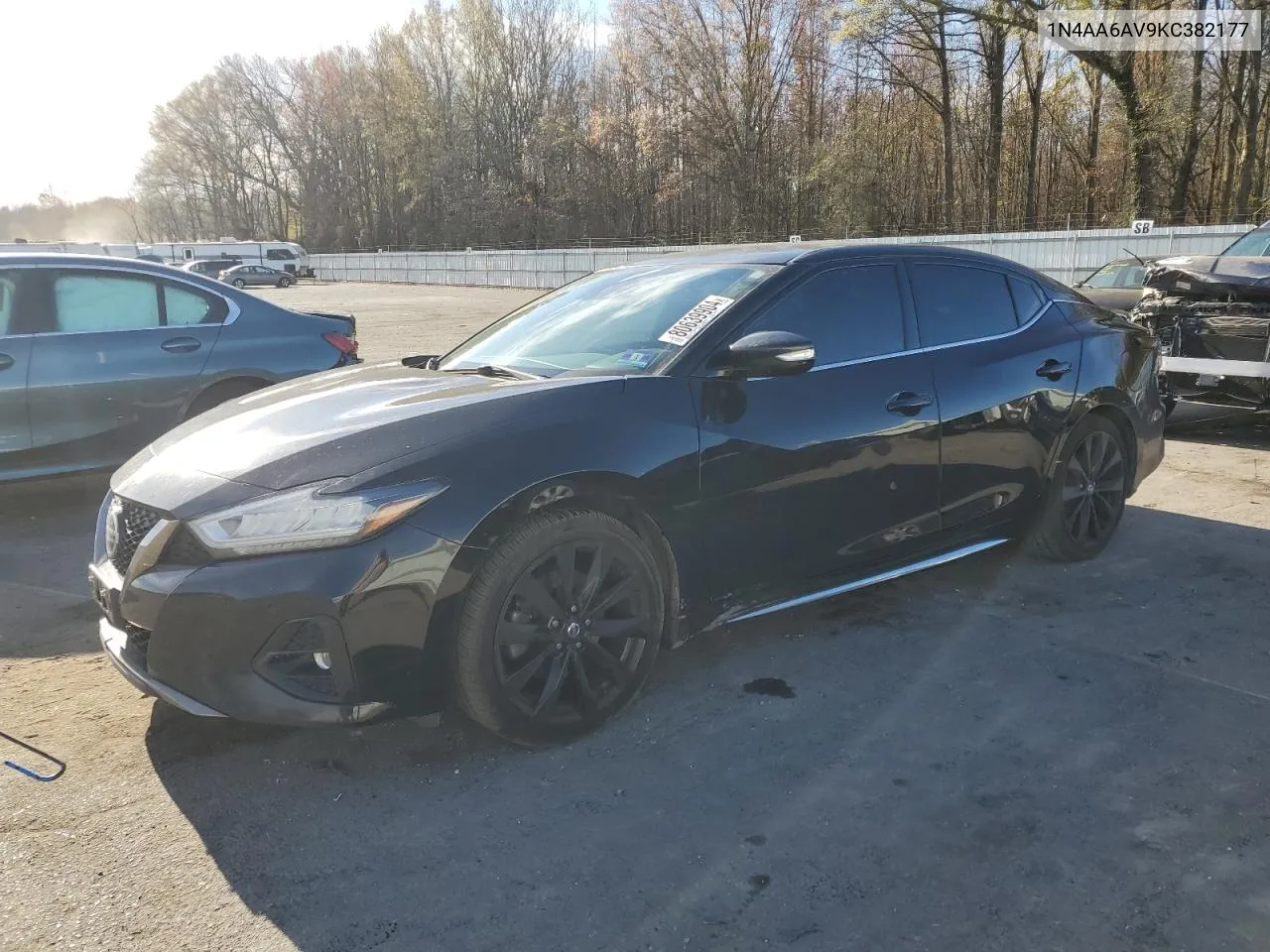 2019 Nissan Maxima S VIN: 1N4AA6AV9KC382177 Lot: 80639904