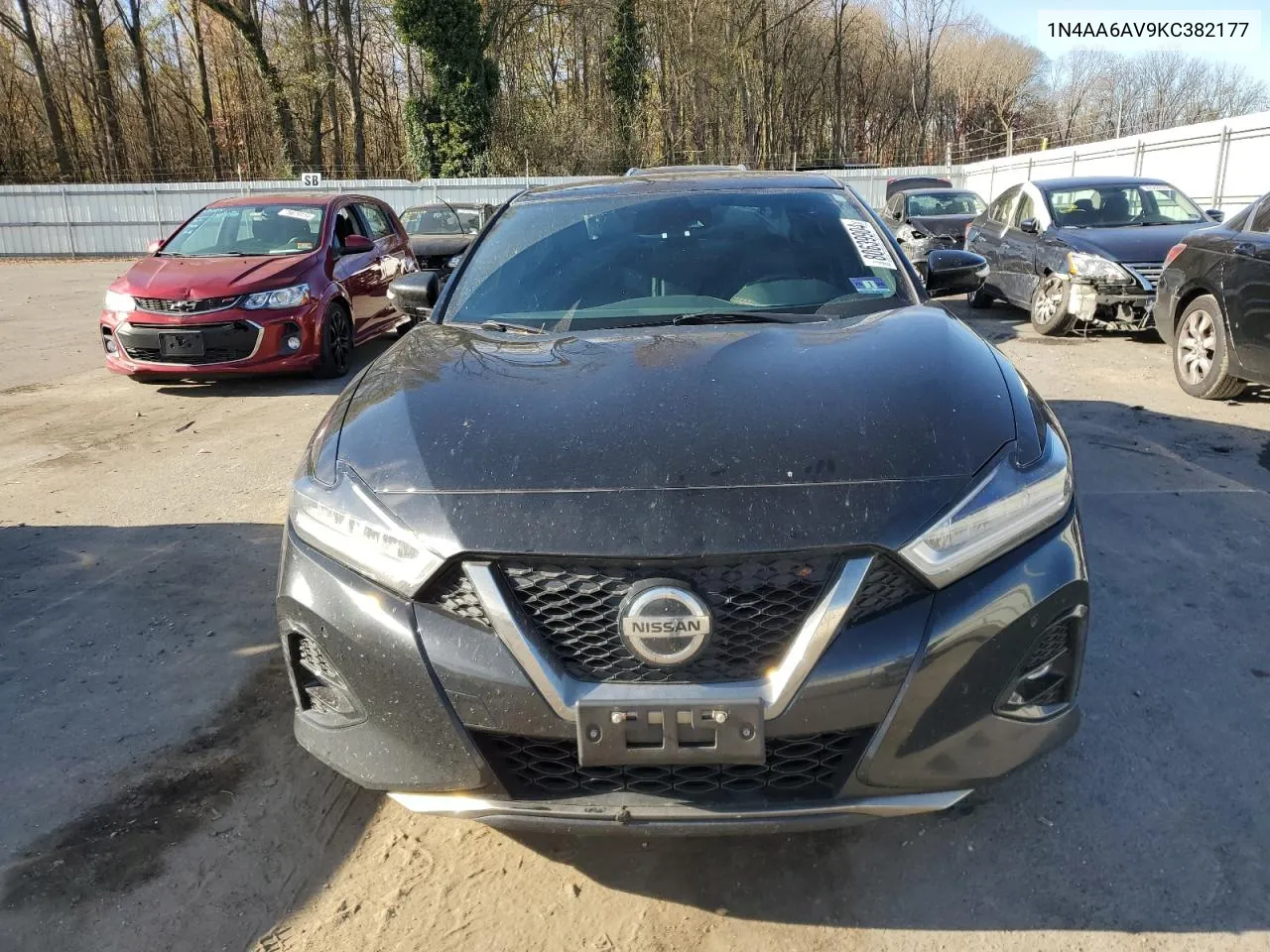 2019 Nissan Maxima S VIN: 1N4AA6AV9KC382177 Lot: 80639904