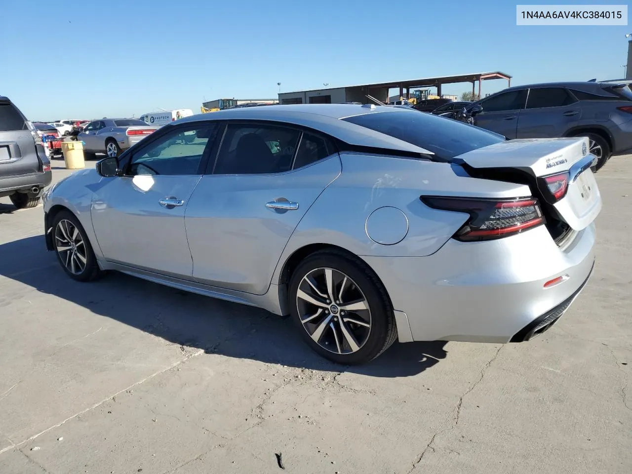 2019 Nissan Maxima S VIN: 1N4AA6AV4KC384015 Lot: 80755314