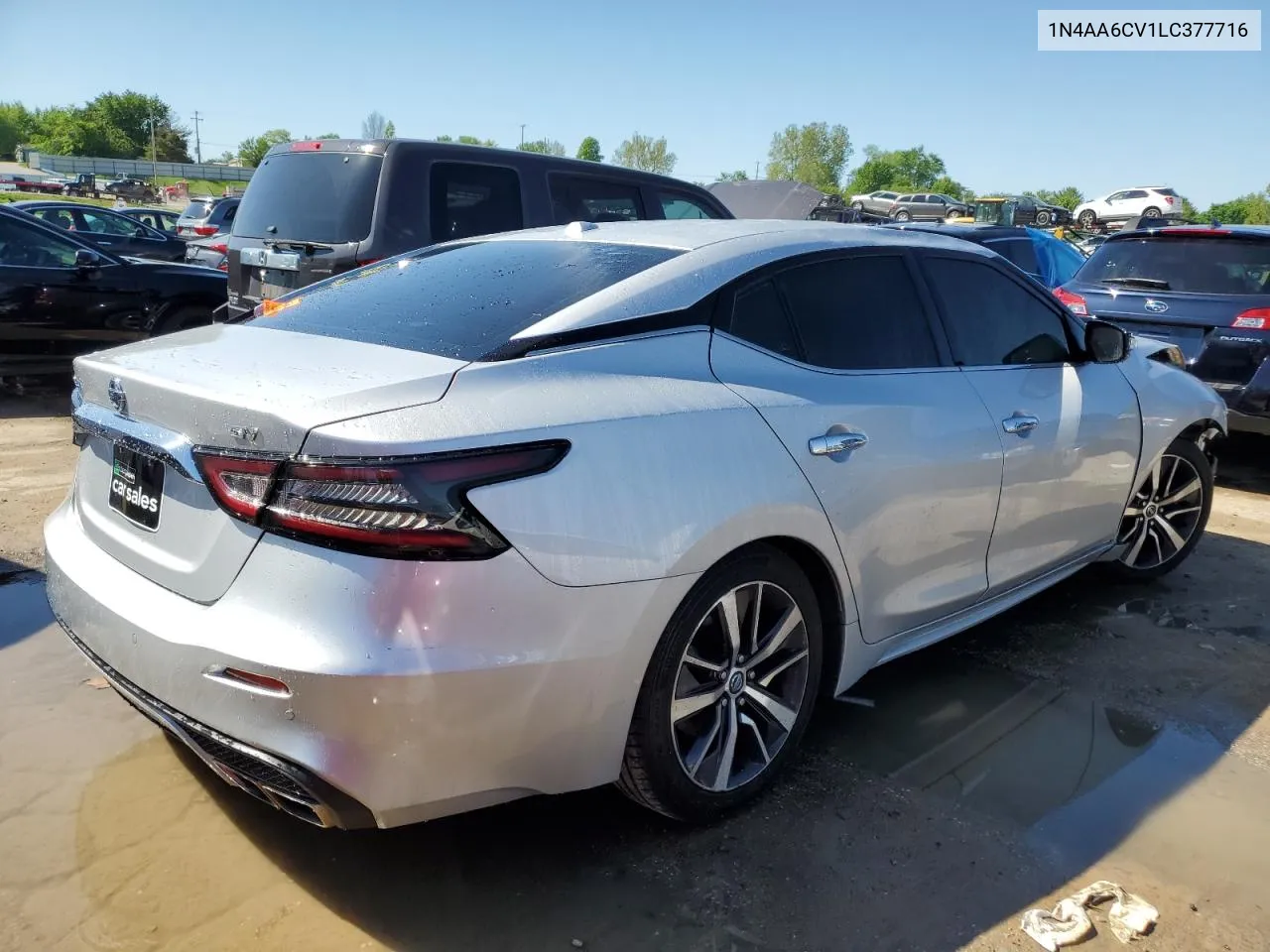 2020 Nissan Maxima Sv VIN: 1N4AA6CV1LC377716 Lot: 53026694