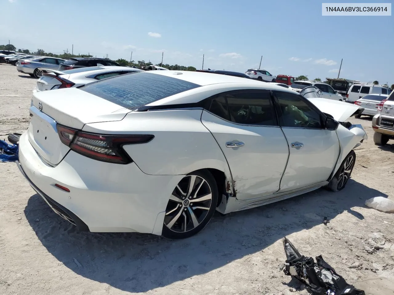 2020 Nissan Maxima S VIN: 1N4AA6BV3LC366914 Lot: 55799924