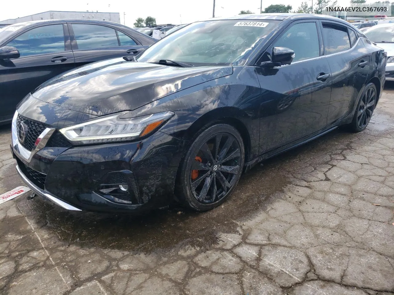 2020 Nissan Maxima Sr VIN: 1N4AA6EV2LC367693 Lot: 57637814