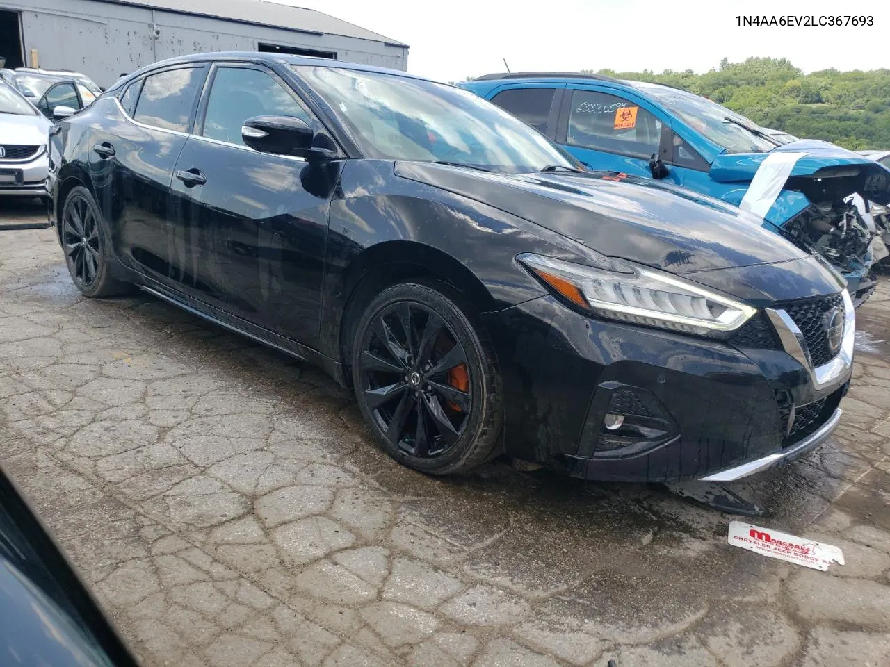 2020 Nissan Maxima Sr VIN: 1N4AA6EV2LC367693 Lot: 57637814