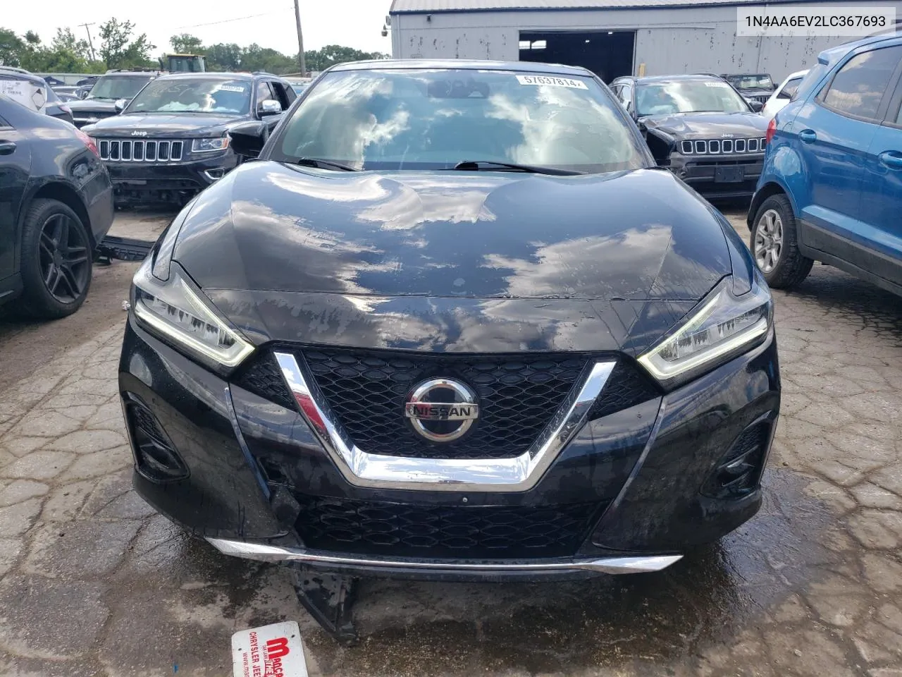 2020 Nissan Maxima Sr VIN: 1N4AA6EV2LC367693 Lot: 57637814