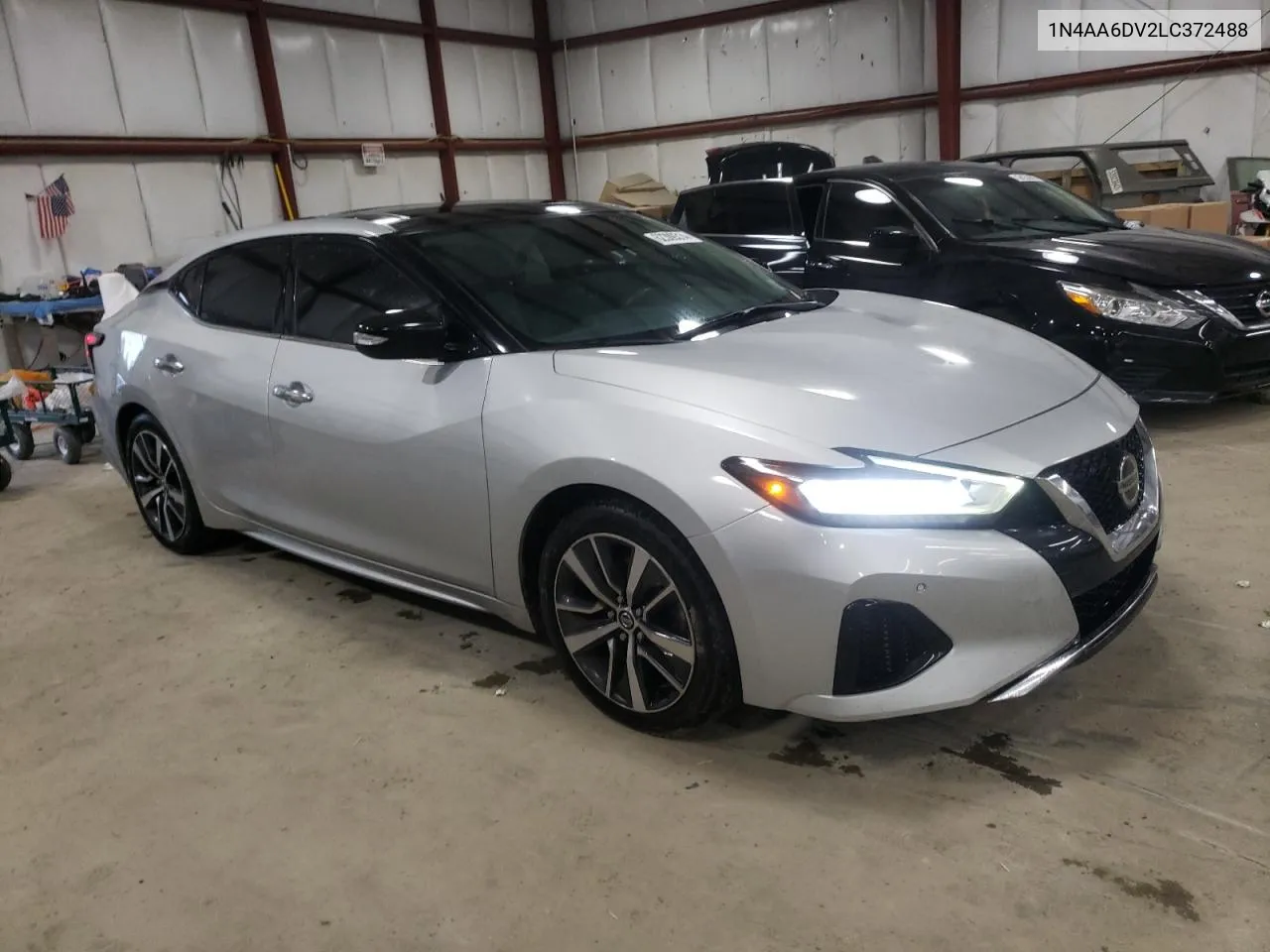 2020 Nissan Maxima Sl VIN: 1N4AA6DV2LC372488 Lot: 62309314