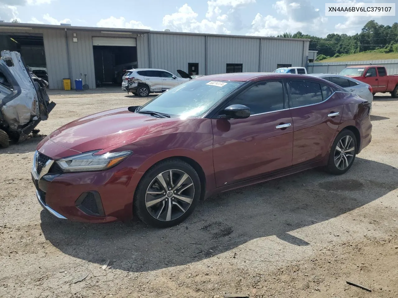 2020 Nissan Maxima S VIN: XN4AA6BV6LC379107 Lot: 63214174