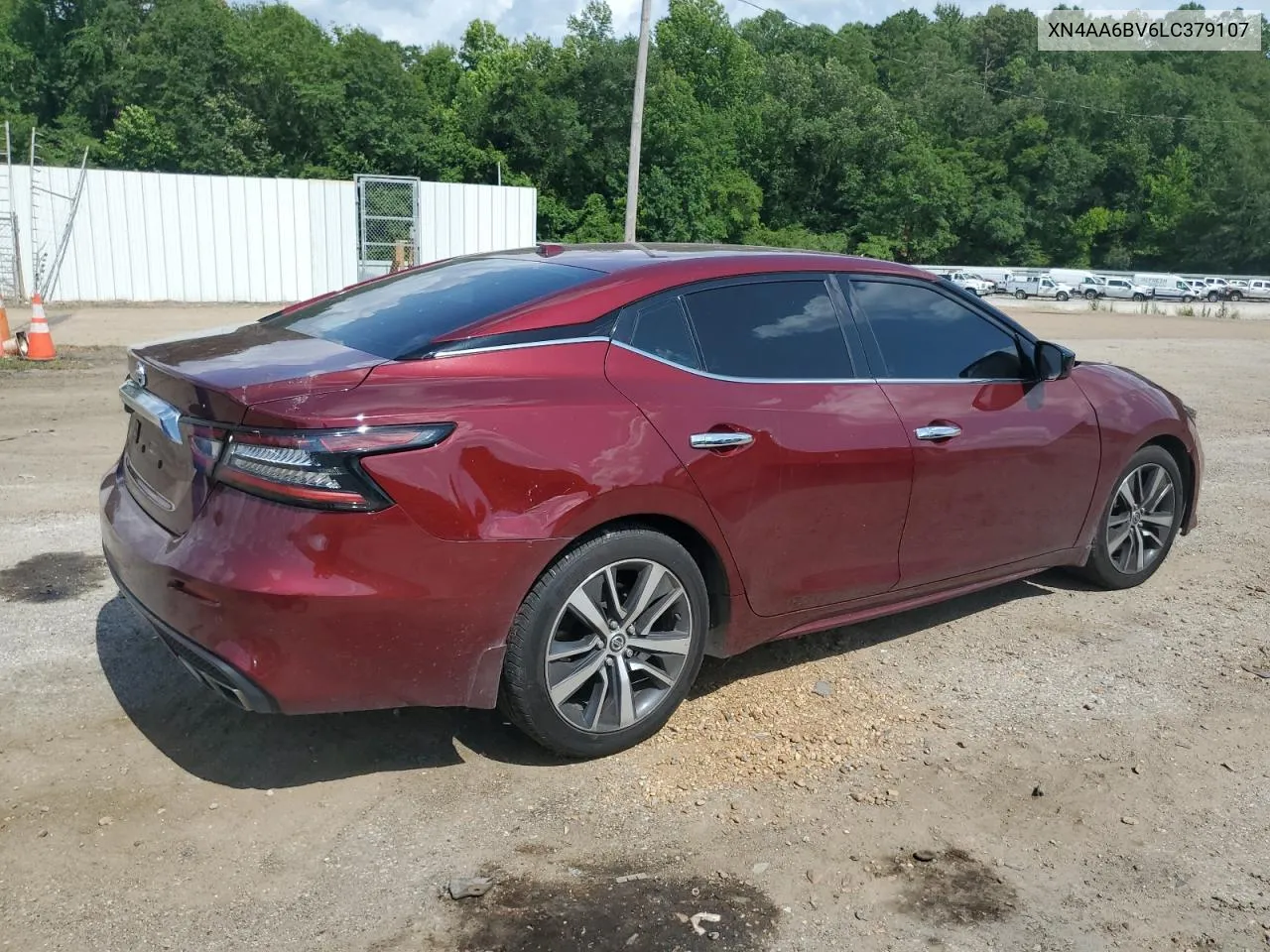 2020 Nissan Maxima S VIN: XN4AA6BV6LC379107 Lot: 63214174