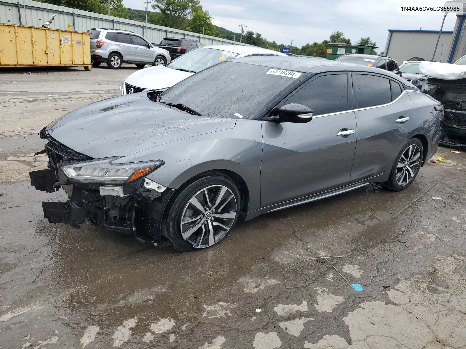 2020 Nissan Maxima Sv VIN: 1N4AA6CV6LC366985 Lot: 64118264