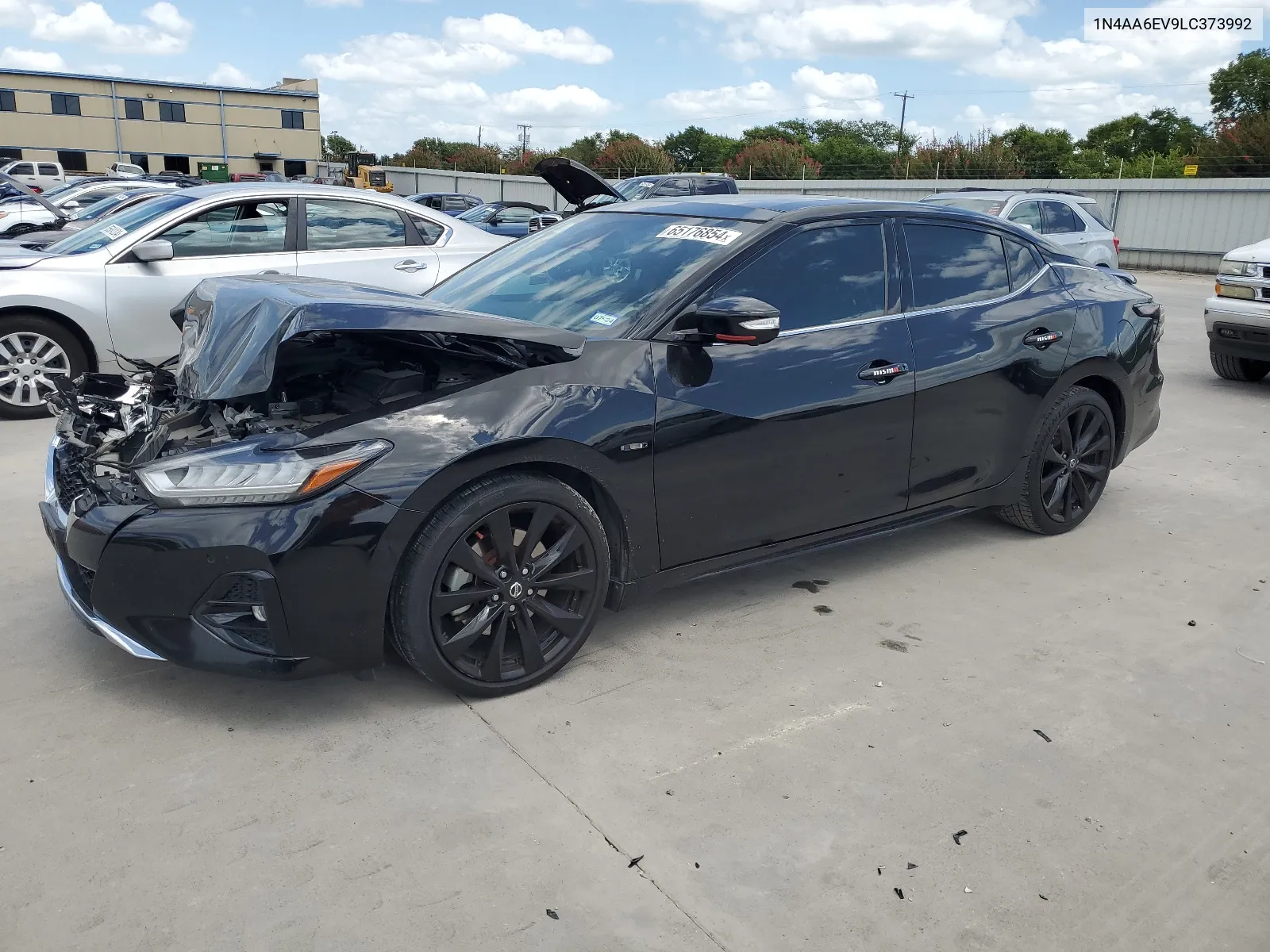 2020 Nissan Maxima Sr VIN: 1N4AA6EV9LC373992 Lot: 65176854