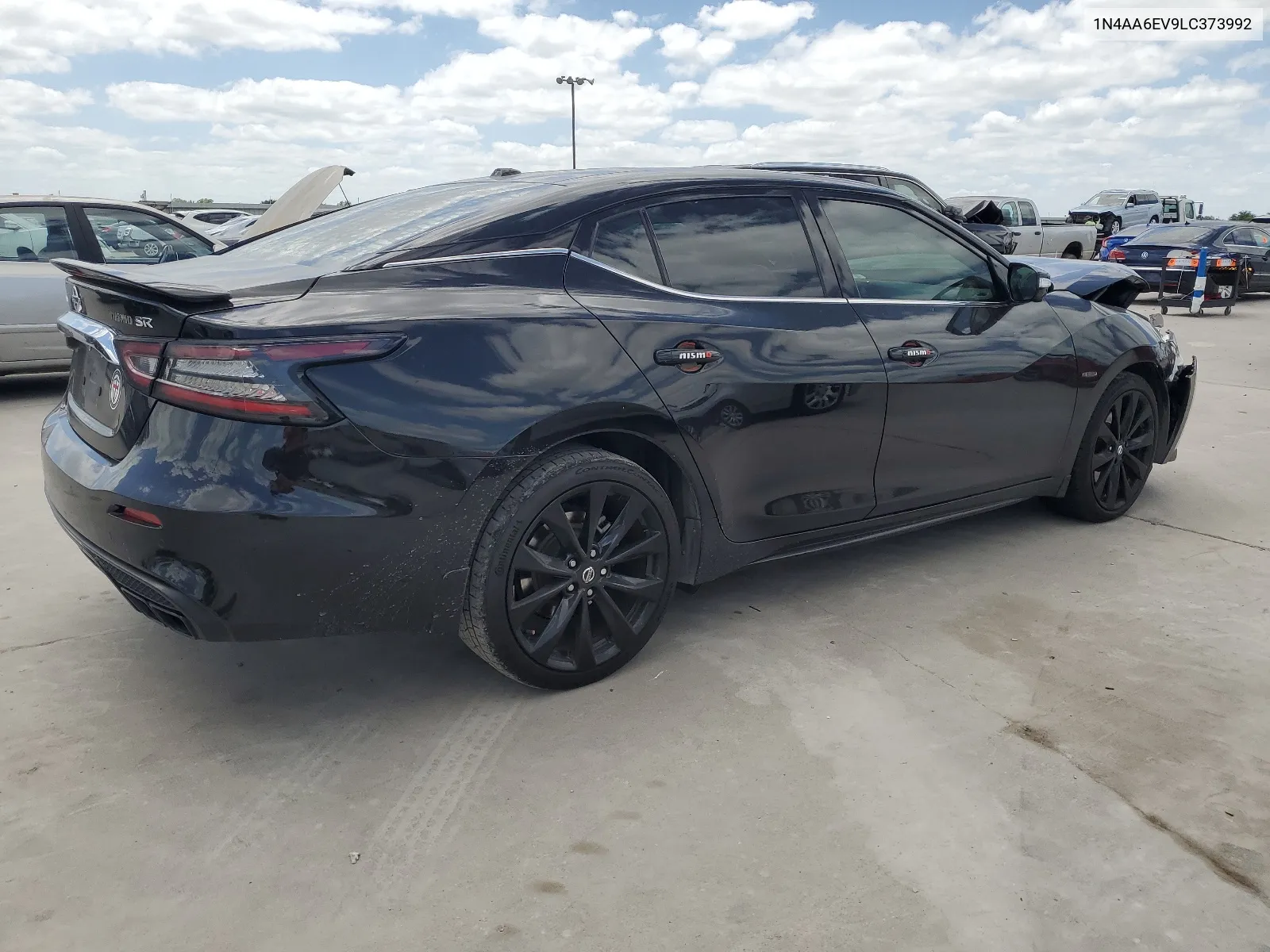 2020 Nissan Maxima Sr VIN: 1N4AA6EV9LC373992 Lot: 65176854