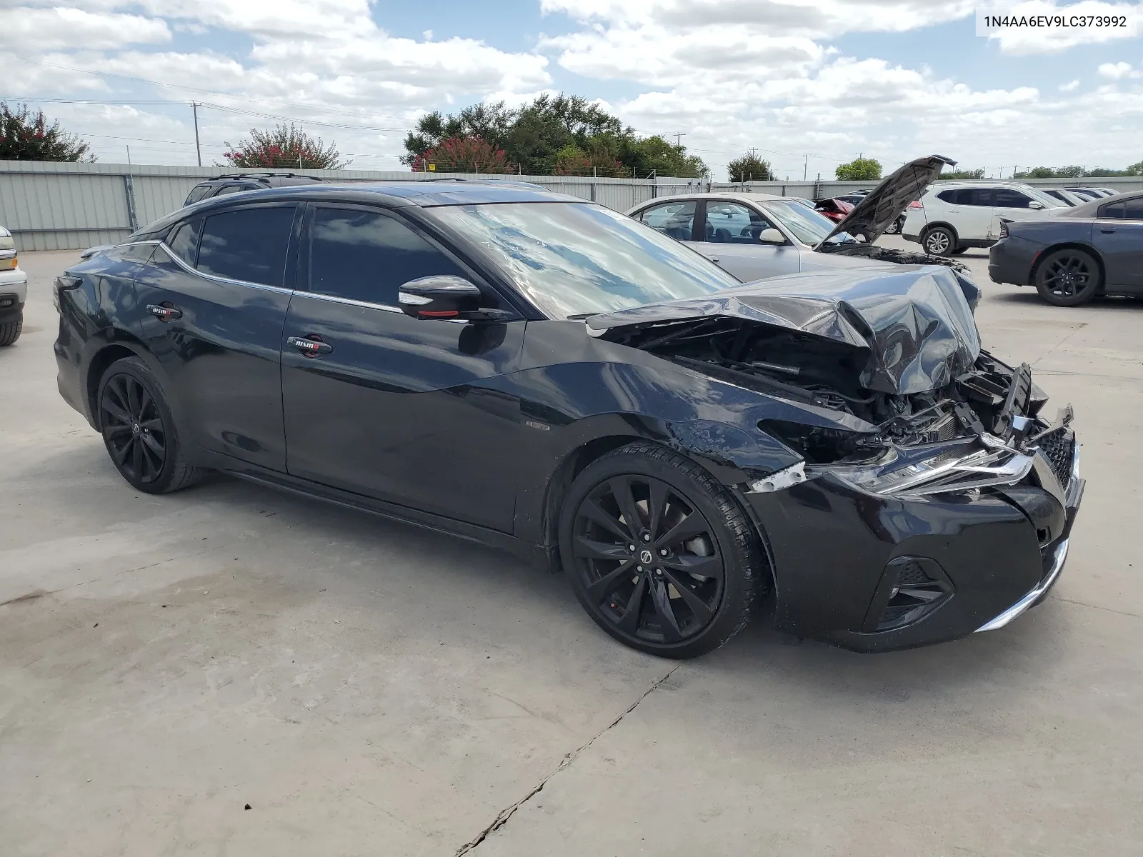 2020 Nissan Maxima Sr VIN: 1N4AA6EV9LC373992 Lot: 65176854