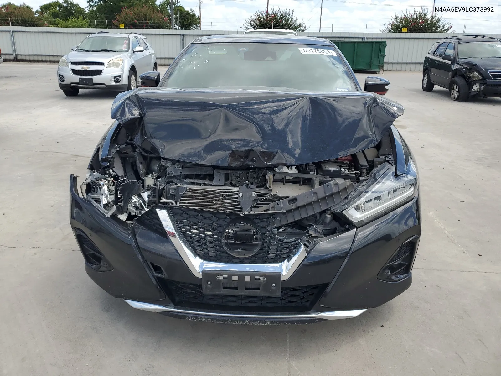 2020 Nissan Maxima Sr VIN: 1N4AA6EV9LC373992 Lot: 65176854