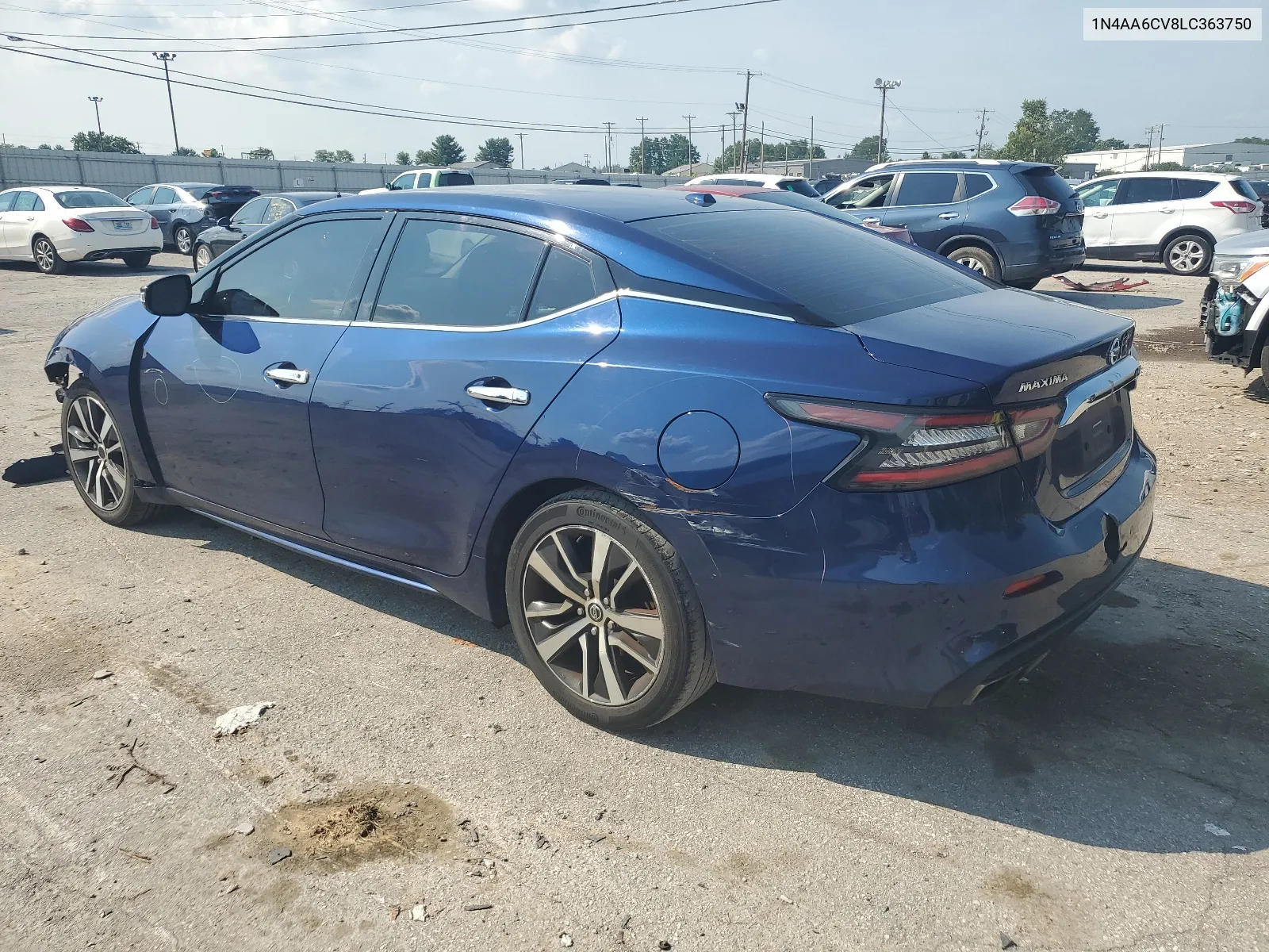 2020 Nissan Maxima Sv VIN: 1N4AA6CV8LC363750 Lot: 65927694