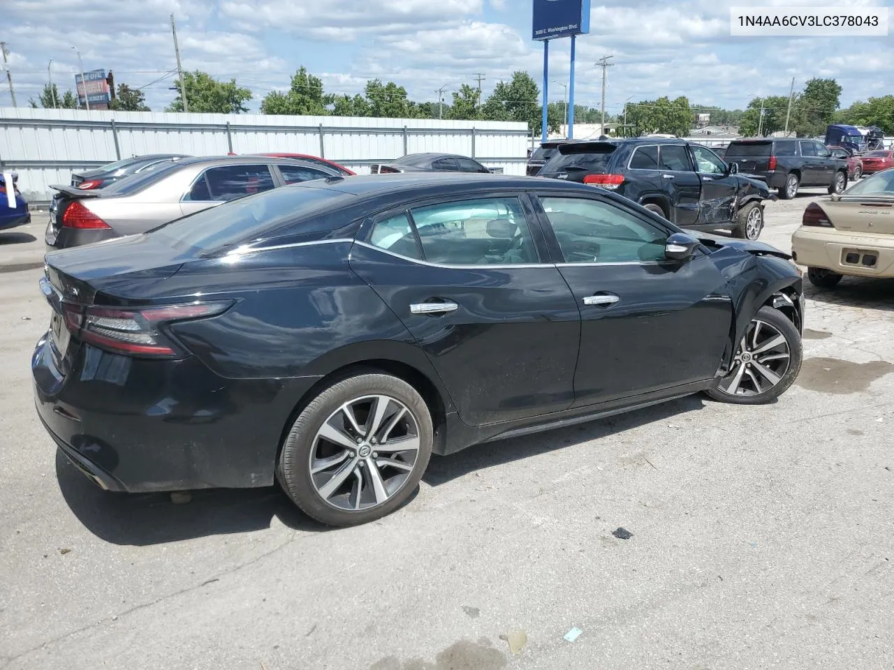 2020 Nissan Maxima Sv VIN: 1N4AA6CV3LC378043 Lot: 68223084