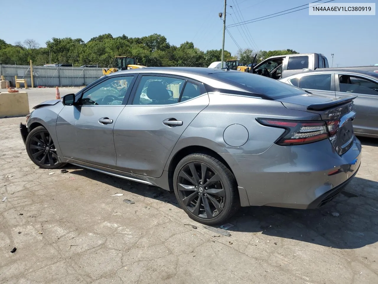 2020 Nissan Maxima Sr VIN: 1N4AA6EV1LC380919 Lot: 68701814