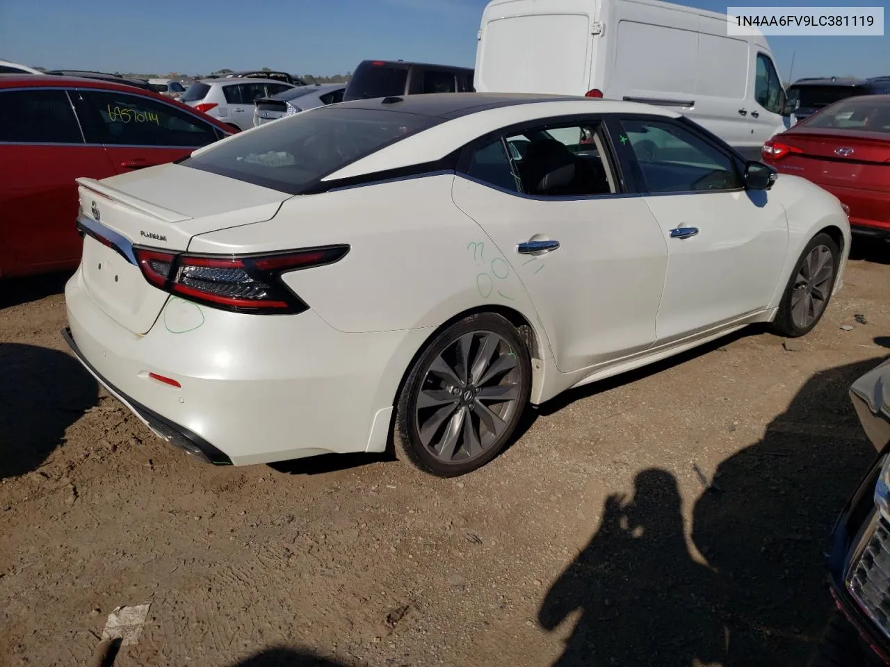 2020 Nissan Maxima Platinum VIN: 1N4AA6FV9LC381119 Lot: 69897074