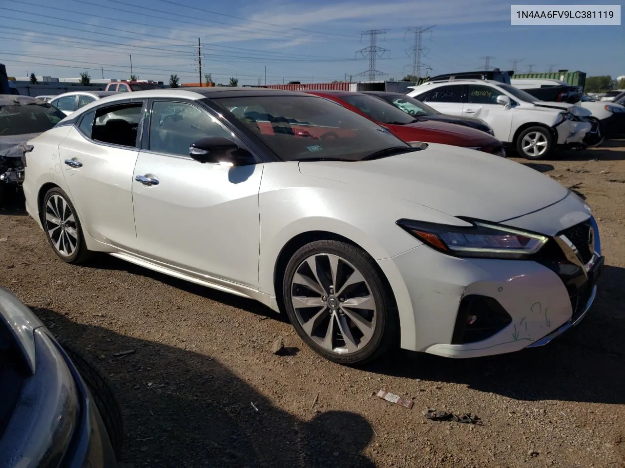 2020 Nissan Maxima Platinum VIN: 1N4AA6FV9LC381119 Lot: 69897074