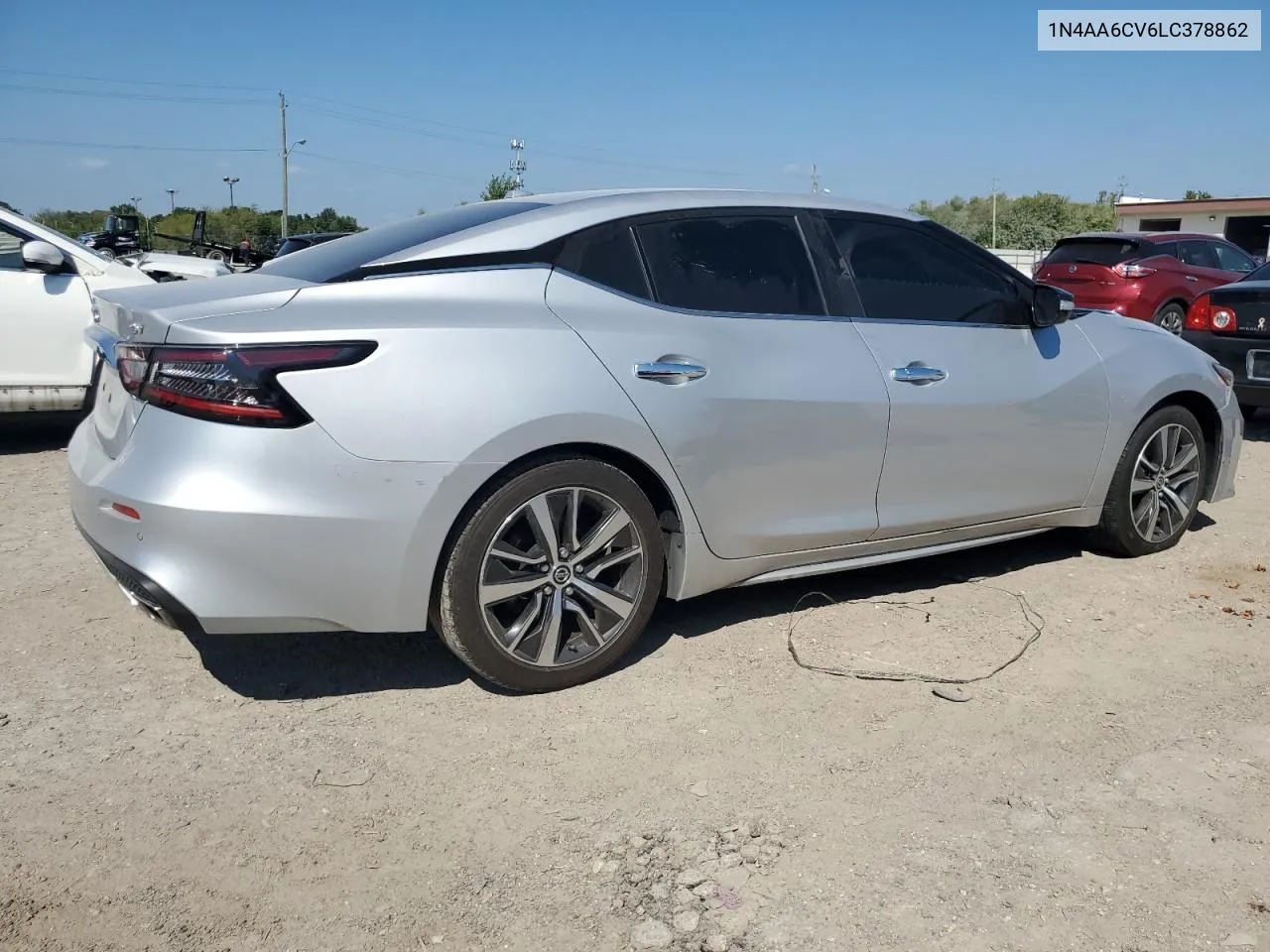 2020 Nissan Maxima Sv VIN: 1N4AA6CV6LC378862 Lot: 70068414