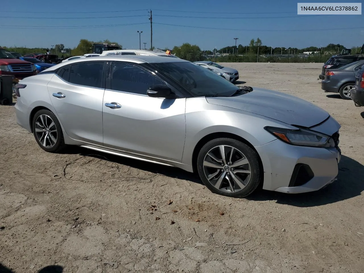 2020 Nissan Maxima Sv VIN: 1N4AA6CV6LC378862 Lot: 70068414