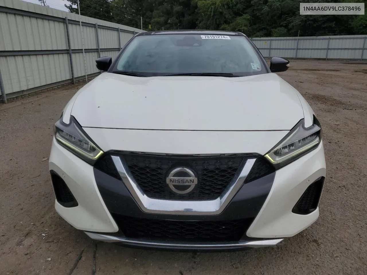 2020 Nissan Maxima Sl VIN: 1N4AA6DV9LC378496 Lot: 70191274