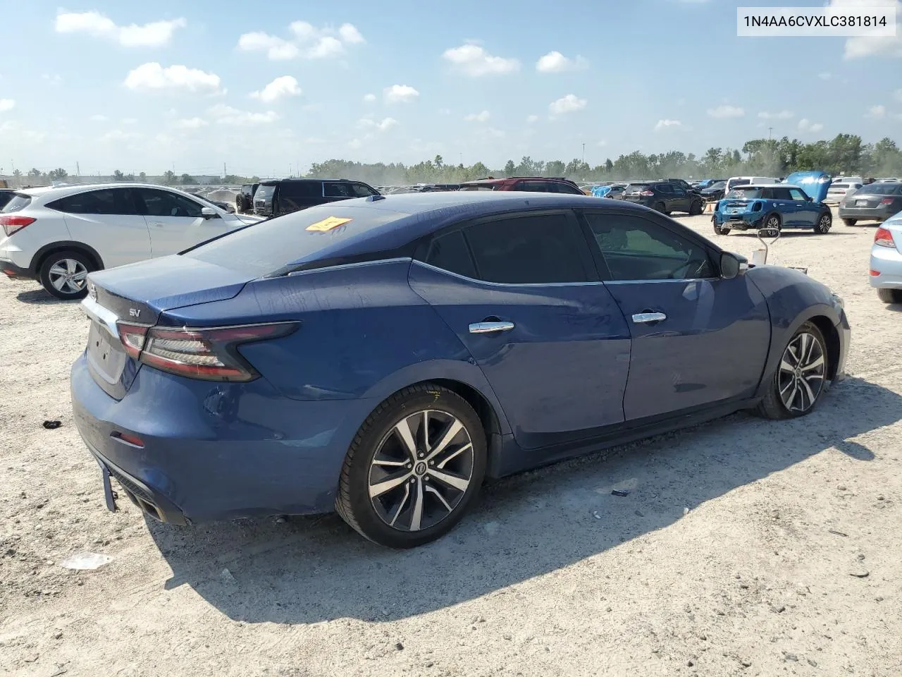 2020 Nissan Maxima Sv VIN: 1N4AA6CVXLC381814 Lot: 71719354