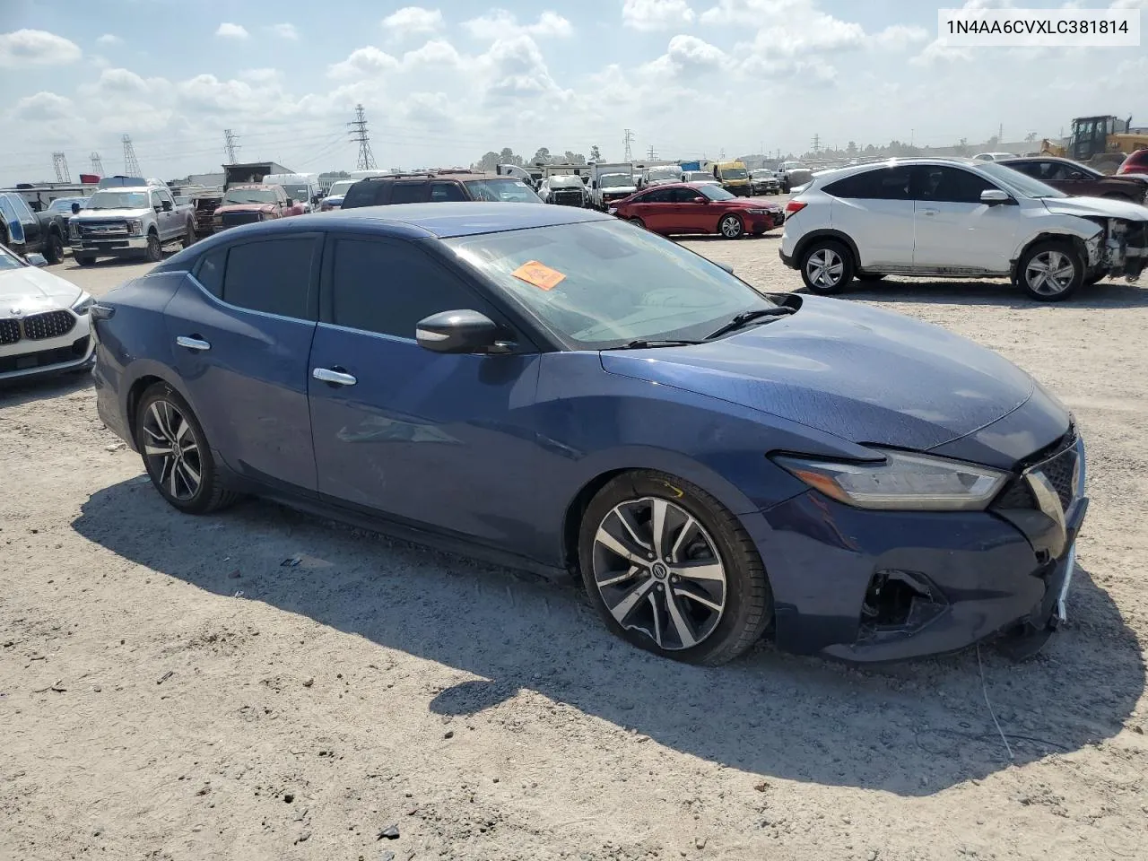 2020 Nissan Maxima Sv VIN: 1N4AA6CVXLC381814 Lot: 71719354