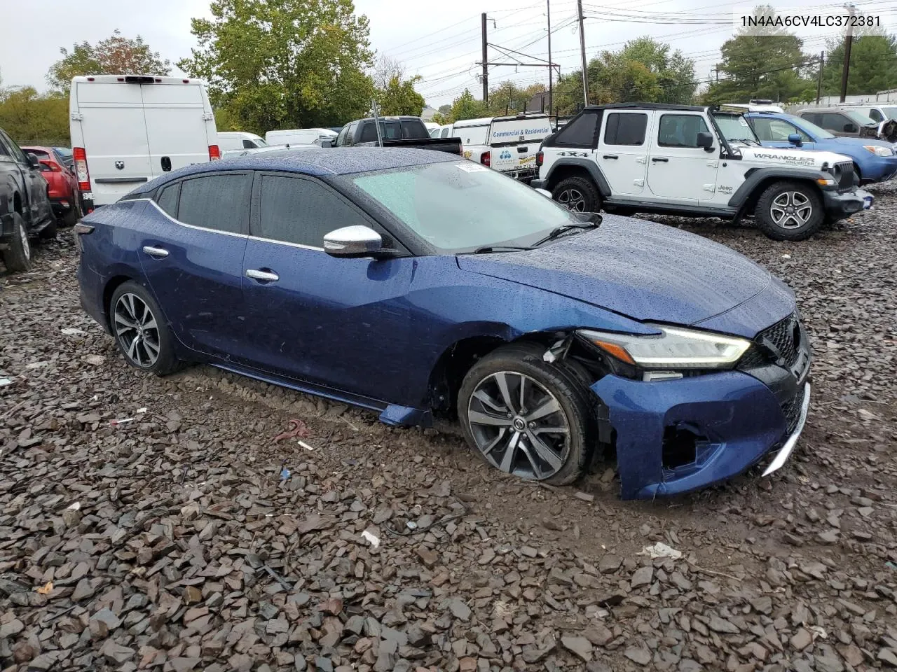 2020 Nissan Maxima Sv VIN: 1N4AA6CV4LC372381 Lot: 72665744