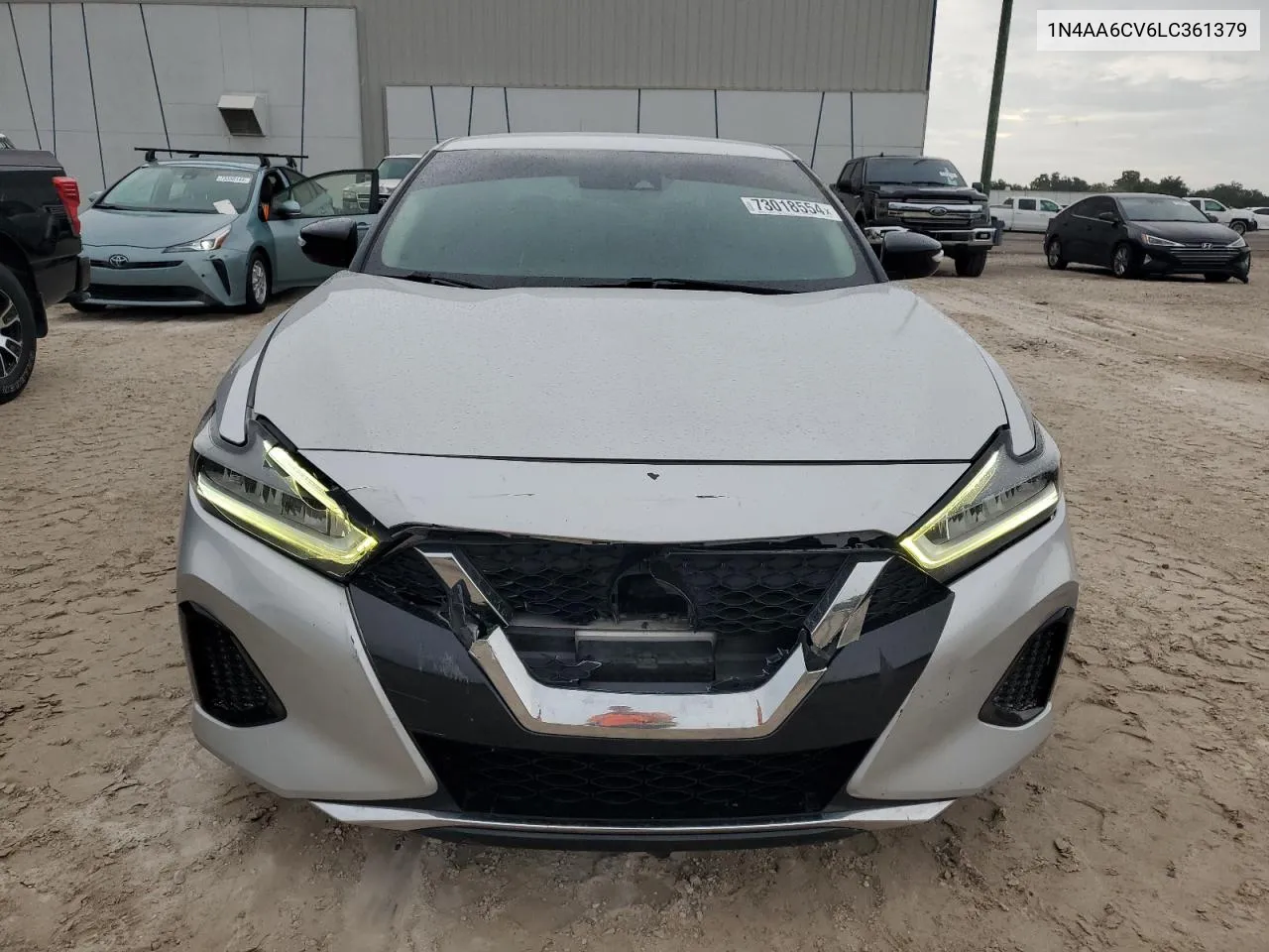 2020 Nissan Maxima Sv VIN: 1N4AA6CV6LC361379 Lot: 73018554