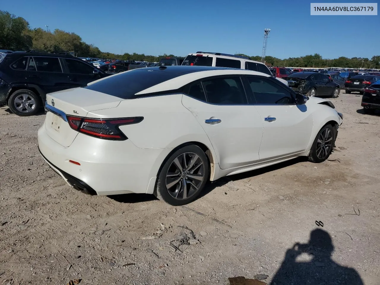 2020 Nissan Maxima Sl VIN: 1N4AA6DV8LC367179 Lot: 73420364