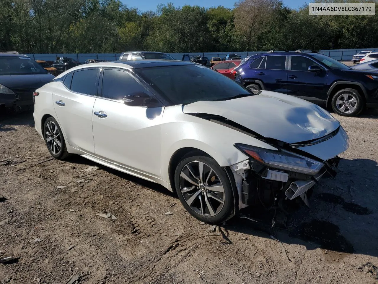 2020 Nissan Maxima Sl VIN: 1N4AA6DV8LC367179 Lot: 73420364