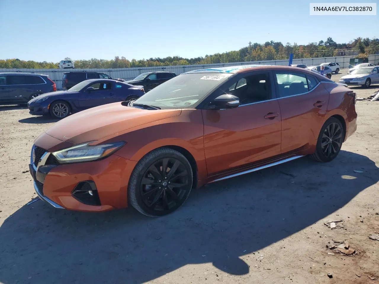 2020 Nissan Maxima Sr VIN: 1N4AA6EV7LC382870 Lot: 73871594