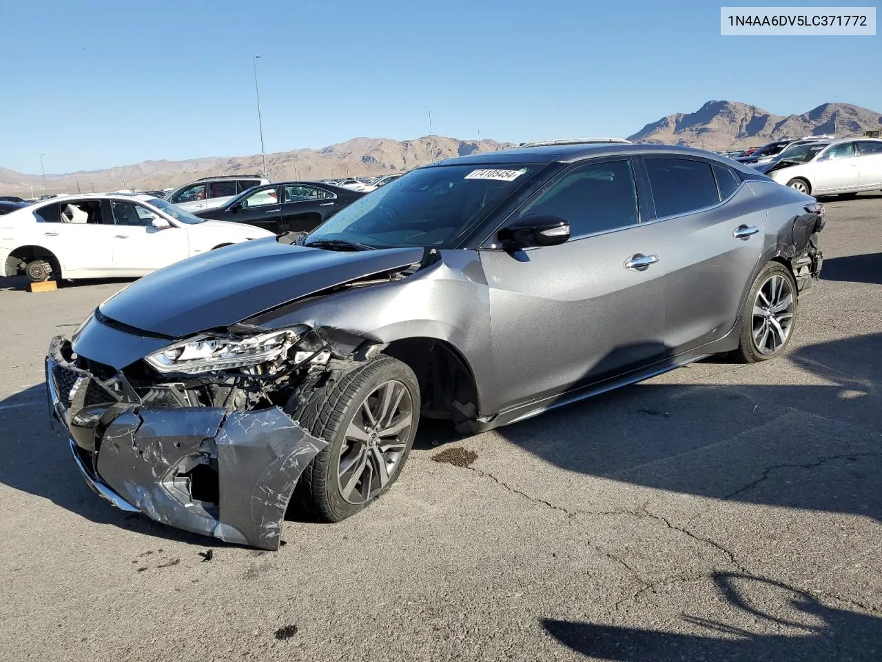 2020 Nissan Maxima Sl VIN: 1N4AA6DV5LC371772 Lot: 74105454