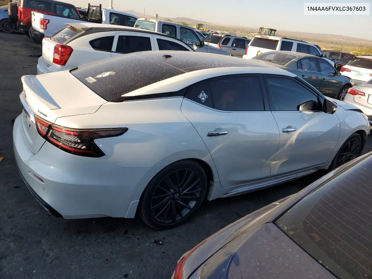 2020 Nissan Maxima Platinum VIN: 1N4AA6FVXLC367603 Lot: 74726104