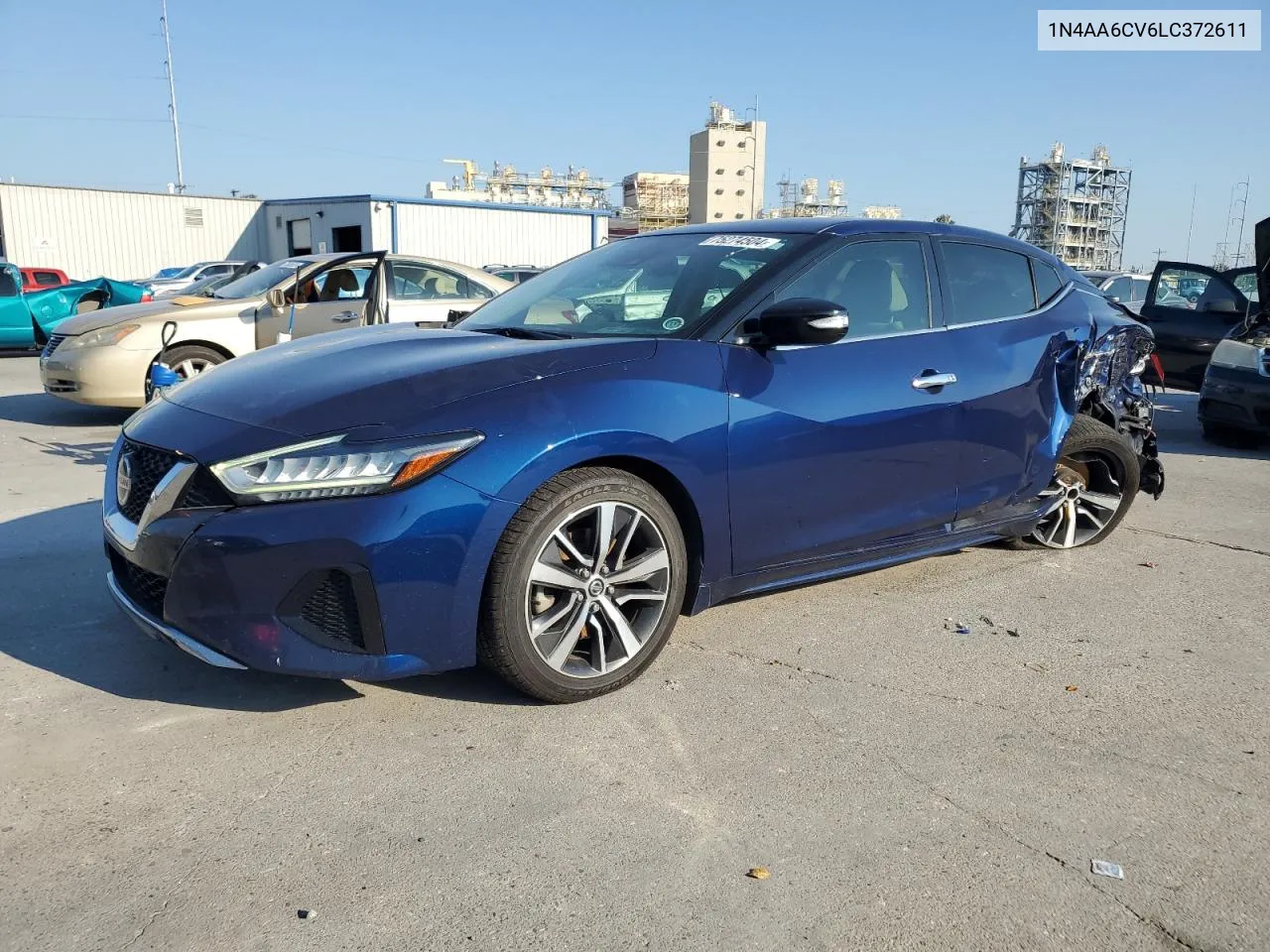 2020 Nissan Maxima Sv VIN: 1N4AA6CV6LC372611 Lot: 75274504