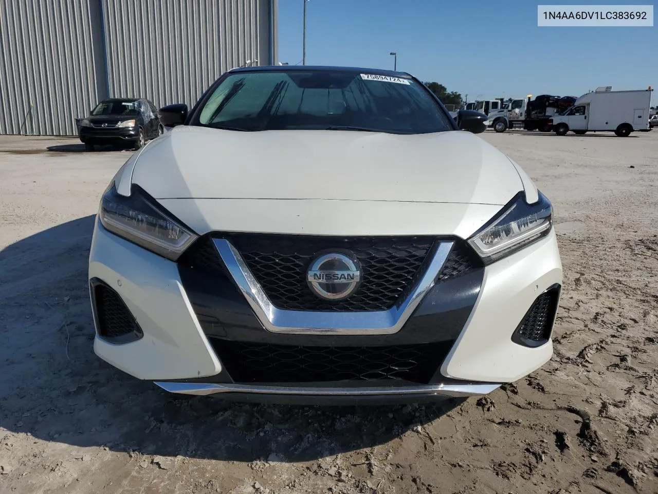 2020 Nissan Maxima Sl VIN: 1N4AA6DV1LC383692 Lot: 75894724