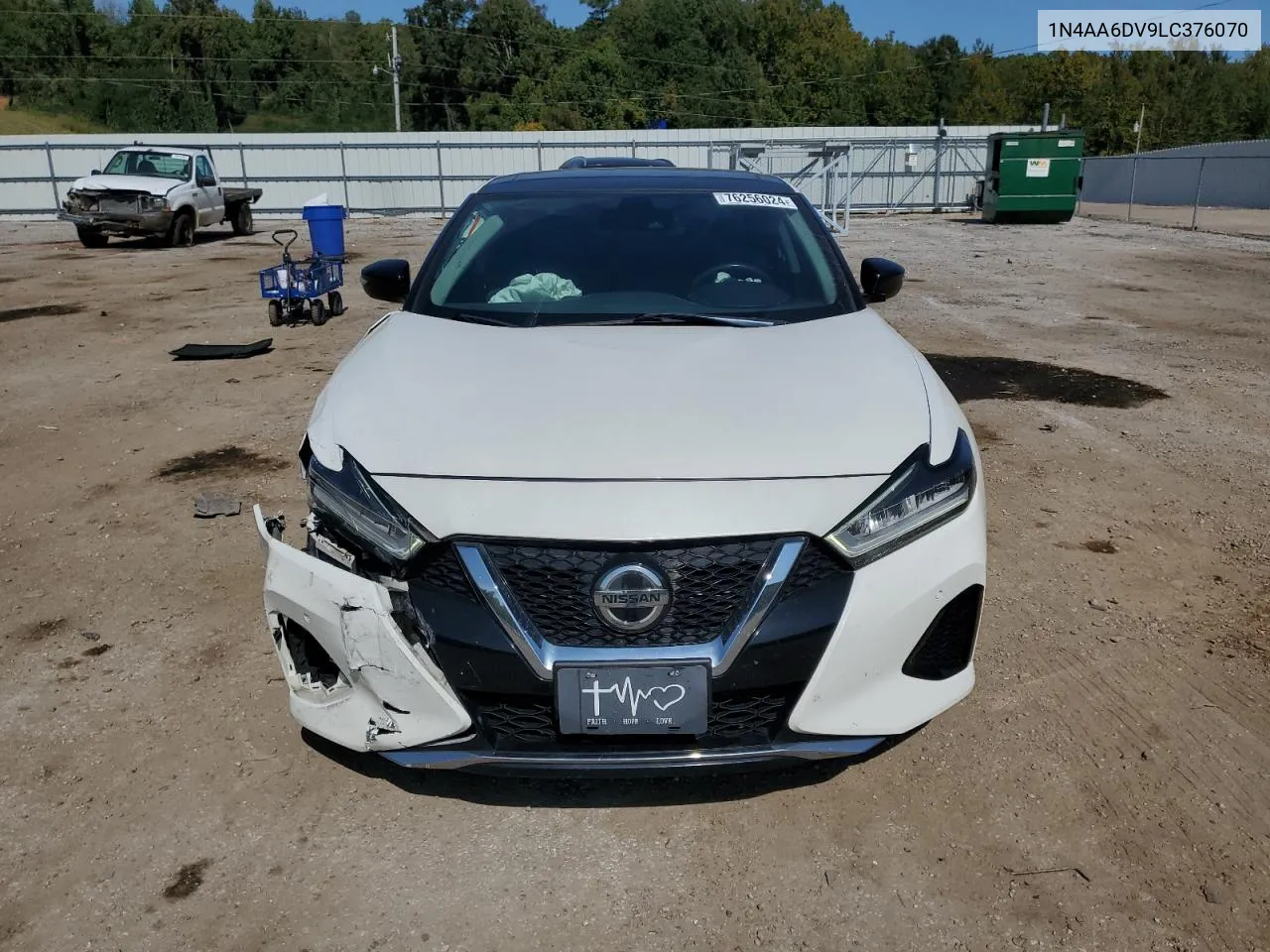 2020 Nissan Maxima Sl VIN: 1N4AA6DV9LC376070 Lot: 76256024