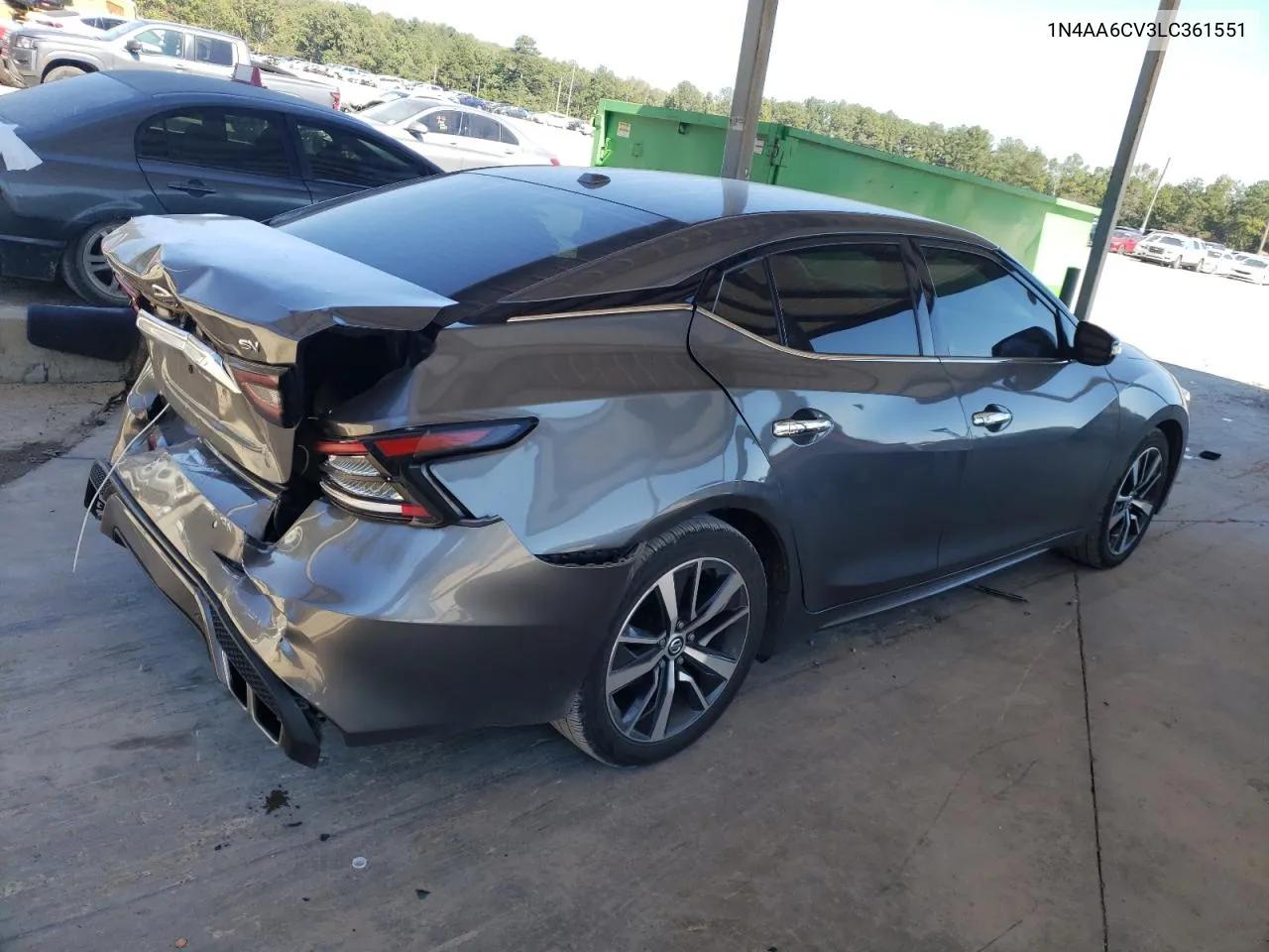 2020 Nissan Maxima Sv VIN: 1N4AA6CV3LC361551 Lot: 76594554