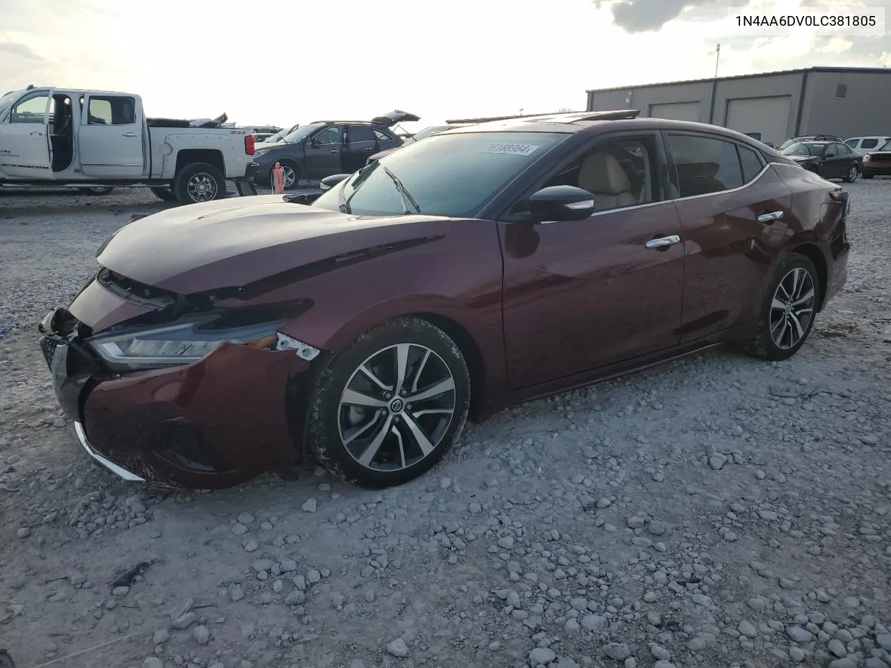 2020 Nissan Maxima Sl VIN: 1N4AA6DV0LC381805 Lot: 78188964