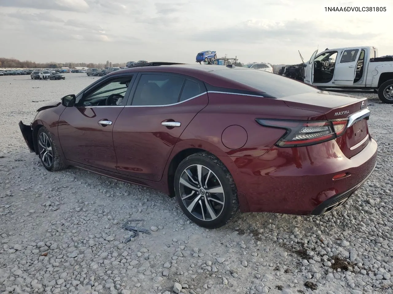 2020 Nissan Maxima Sl VIN: 1N4AA6DV0LC381805 Lot: 78188964