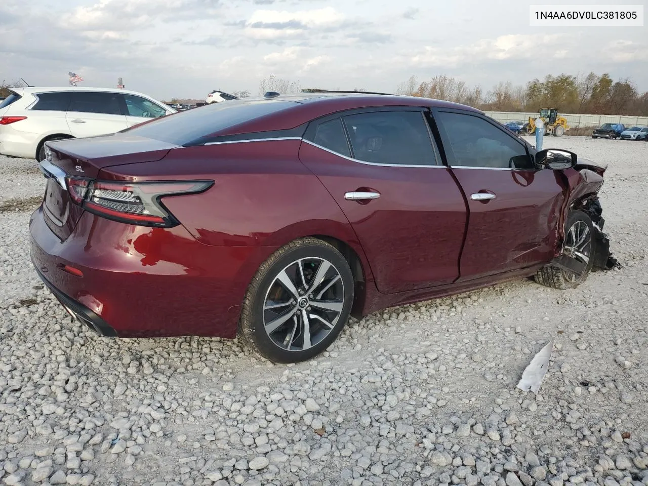 2020 Nissan Maxima Sl VIN: 1N4AA6DV0LC381805 Lot: 78188964