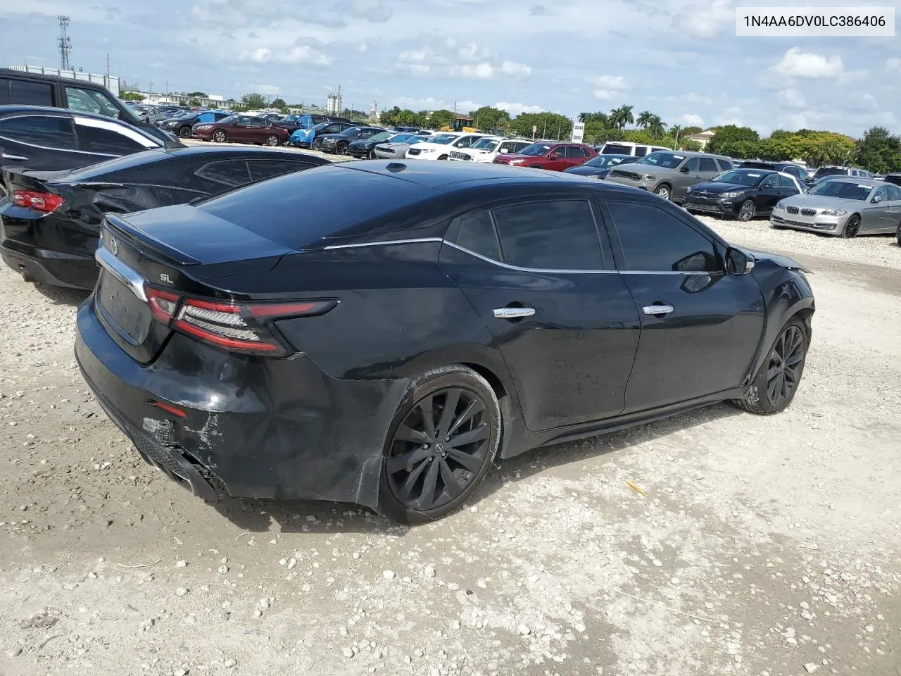 2020 Nissan Maxima Sl VIN: 1N4AA6DV0LC386406 Lot: 78201454